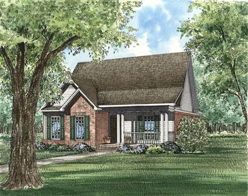 Full Rendering for House Plan #311310