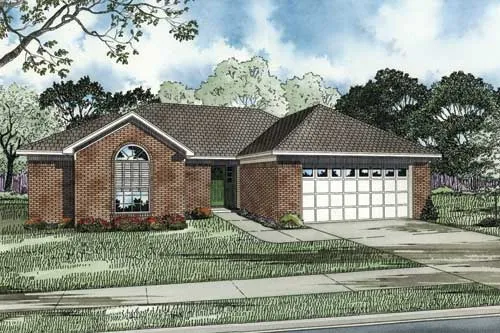 Full Rendering for House Plan #315110
