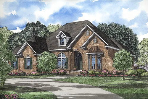 Full Rendering for House Plan #318210