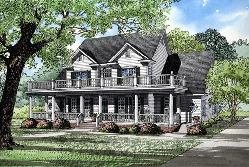 Full Rendering for House Plan #314310