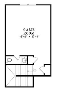 Second Floor Plan for House Plan #315310