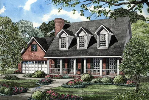 Full Rendering for House Plan #312410