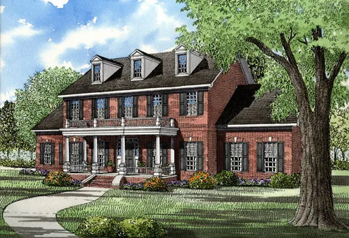 Full Rendering for House Plan #317410