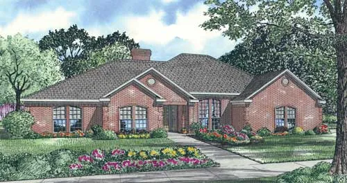 Full Rendering for House Plan #319410