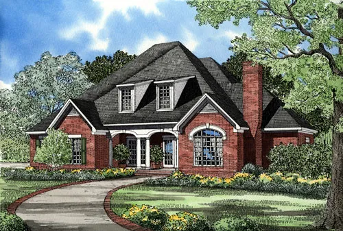 Full Rendering for House Plan #311510