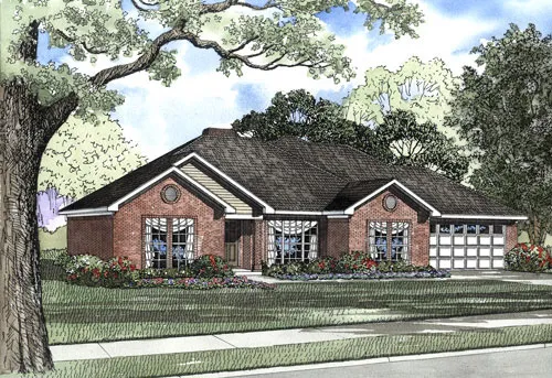 Full Rendering for House Plan #313510