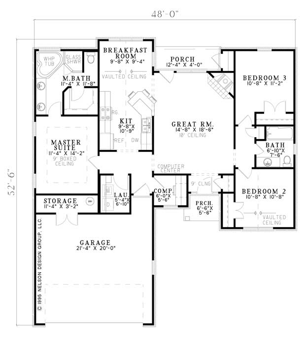 Main Floor Plan for House Plan #316610