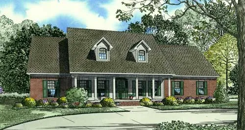 Full Rendering for House Plan #317610