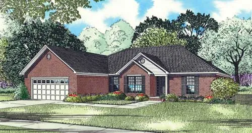 Full Rendering for House Plan #318610