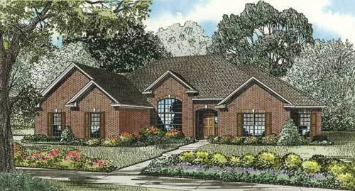 Full Rendering for House Plan #311710