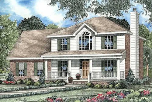 Full Rendering for House Plan #317710