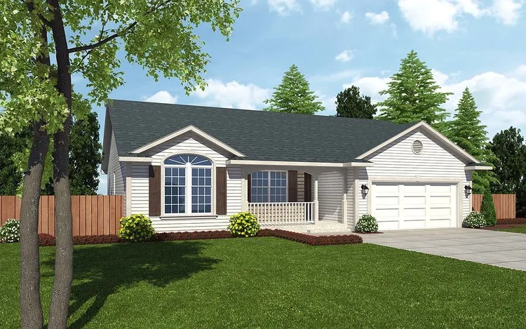 Full Rendering for House Plan #189742