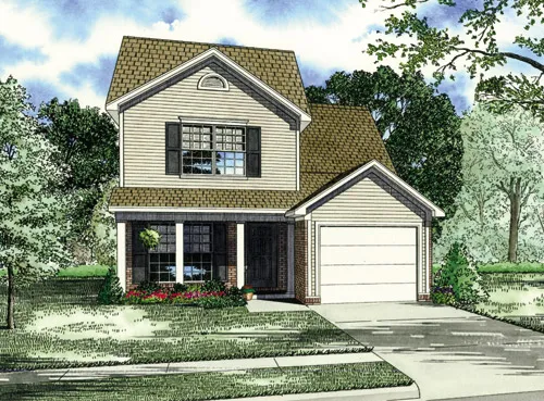 Full Rendering for House Plan #318810