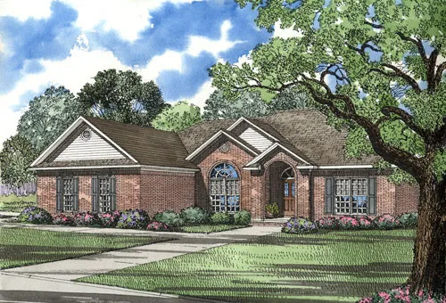 Full Rendering for House Plan #314910