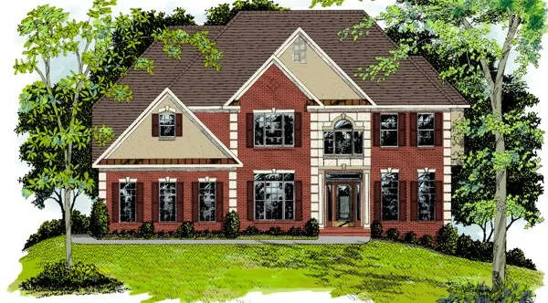 Full Rendering for House Plan #277013