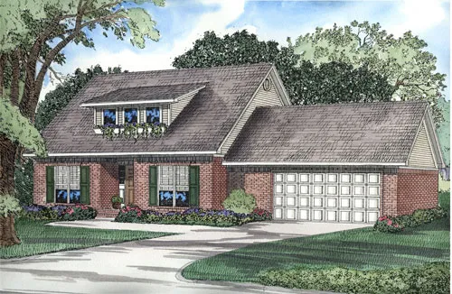 Full Rendering for House Plan #316910