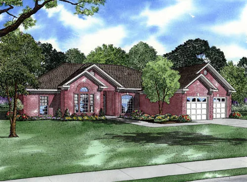 Full Rendering for House Plan #314020