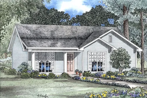 Full Rendering for House Plan #317020