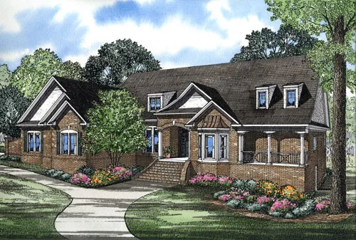 Full Rendering for House Plan #314120
