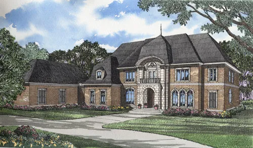 Full Rendering for House Plan #315120