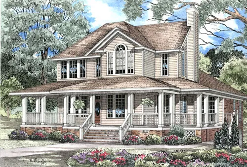 Full Rendering for House Plan #317120
