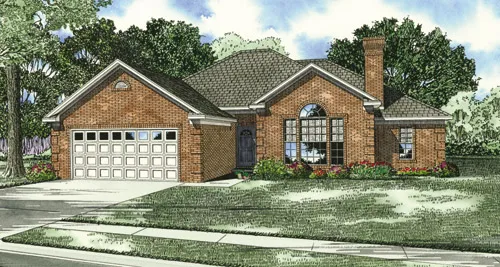 Full Rendering for House Plan #310220