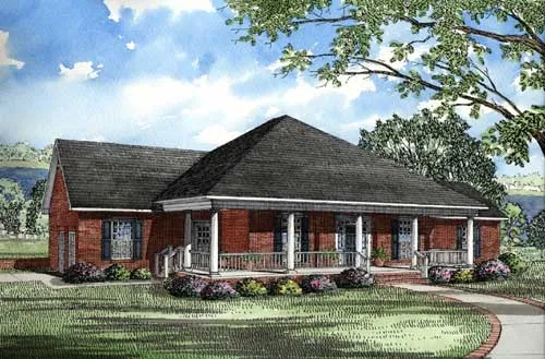 Full Rendering for House Plan #315220