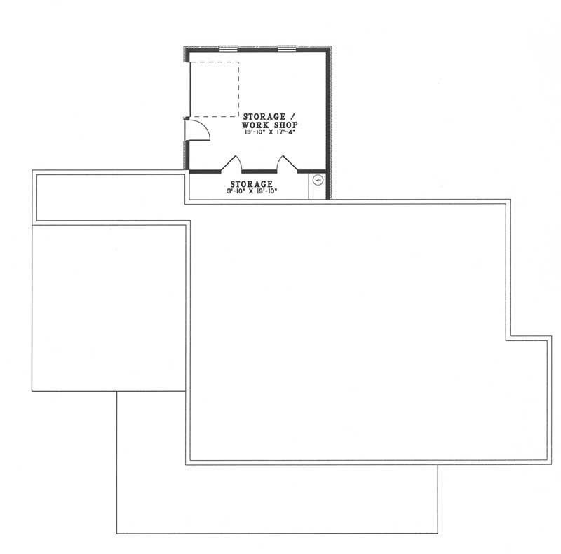 Floorplan lower for House Plan #315220