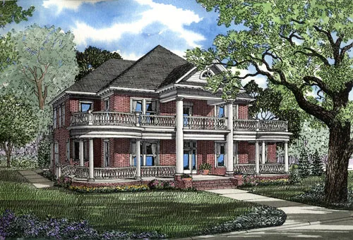 Full Rendering for House Plan #310320
