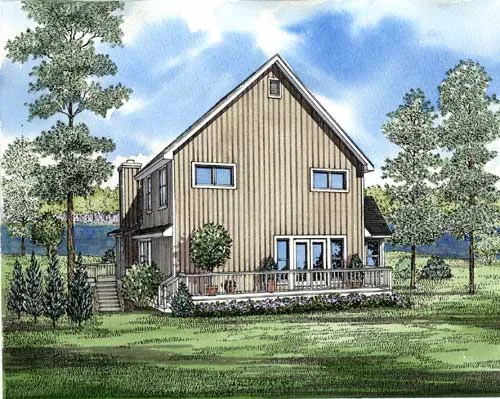 Full Rendering for House Plan #311320