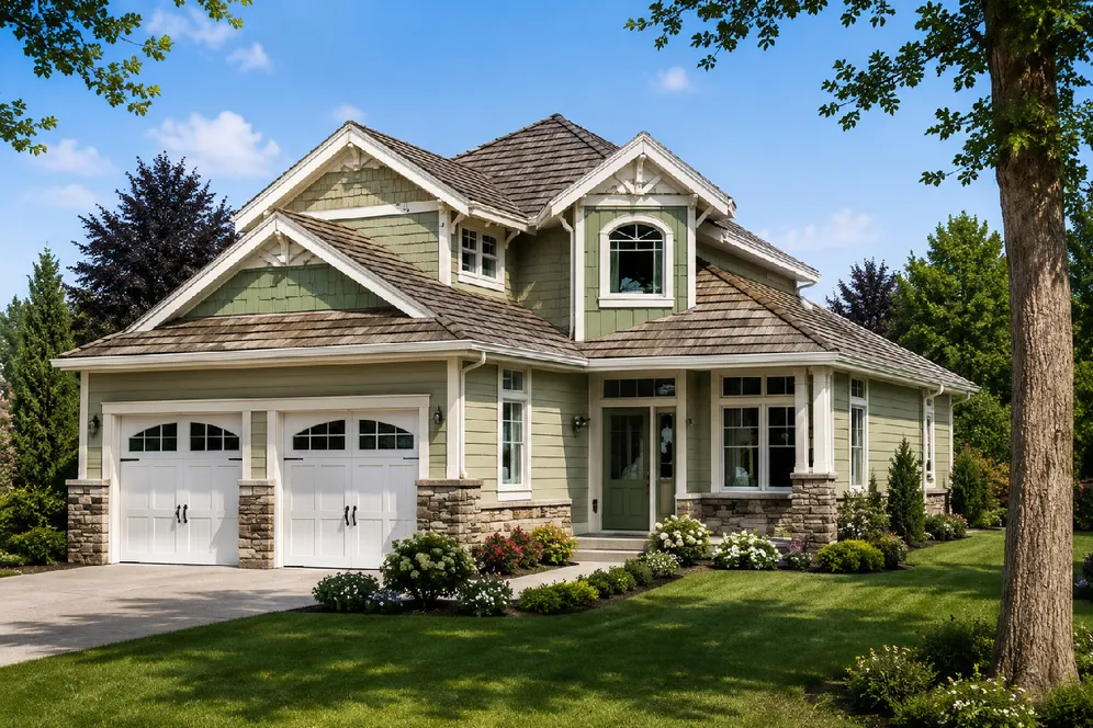 Full Rendering for House Plan #202041