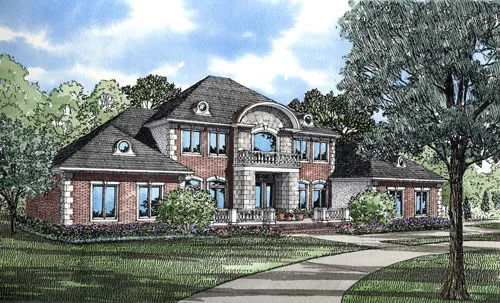 Full Rendering for House Plan #313520