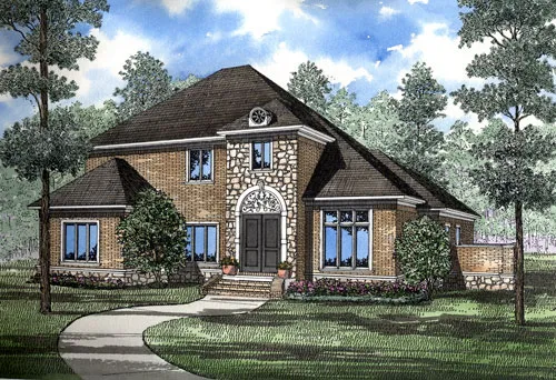 Full Rendering for House Plan #310620