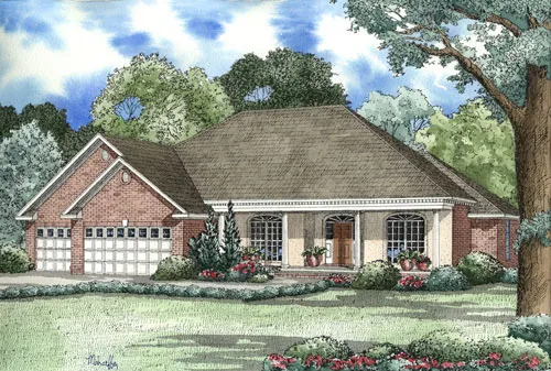 Full Rendering for House Plan #311620