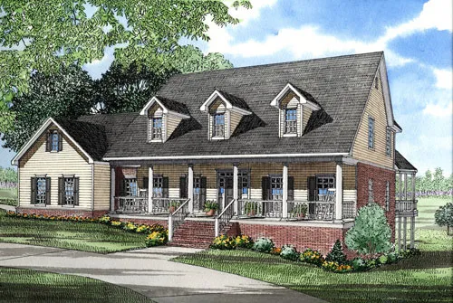 Full Rendering for House Plan #312620
