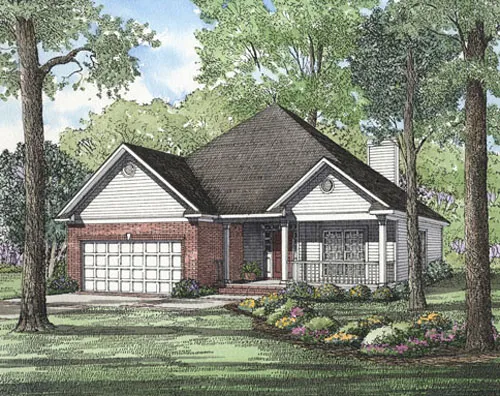 Full Rendering for House Plan #312720