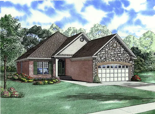 Full Rendering for House Plan #318720