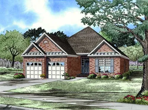 Full Rendering for House Plan #313820