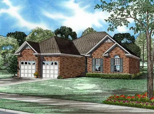 Full Rendering for House Plan #315820