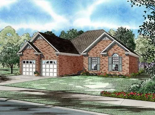 Full Rendering for House Plan #316820