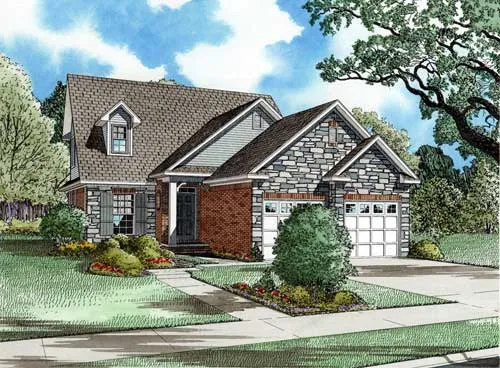 Full Rendering for House Plan #317820