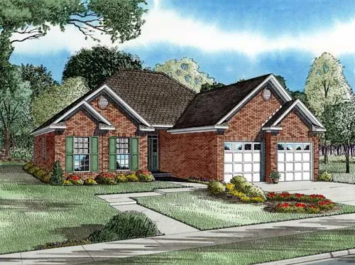 Full Rendering for House Plan #318820