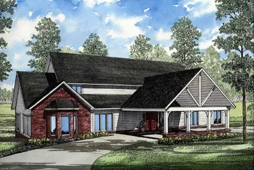 Full Rendering for House Plan #315920