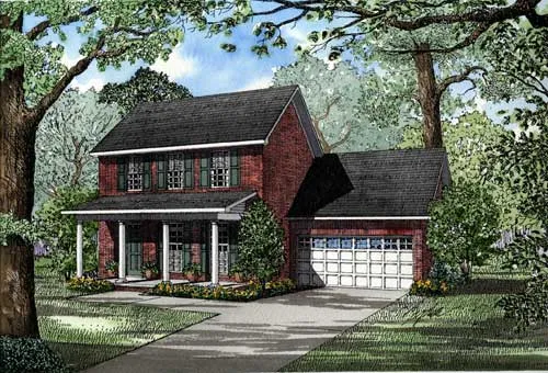 Full Rendering for House Plan #316920