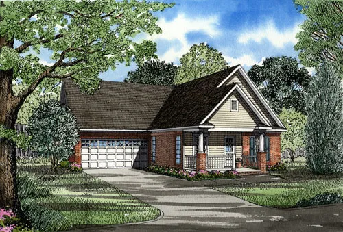 Full Rendering for House Plan #317920