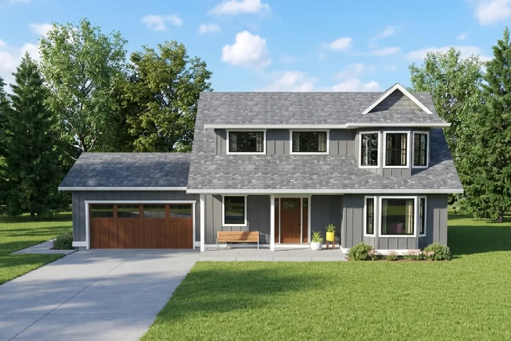 Full Rendering for House Plan #200295