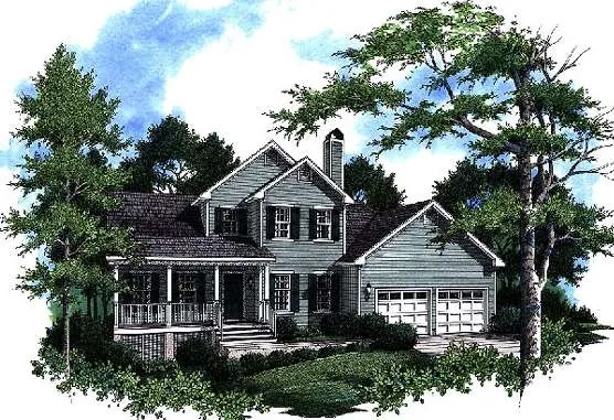 Full Rendering for House Plan #112161
