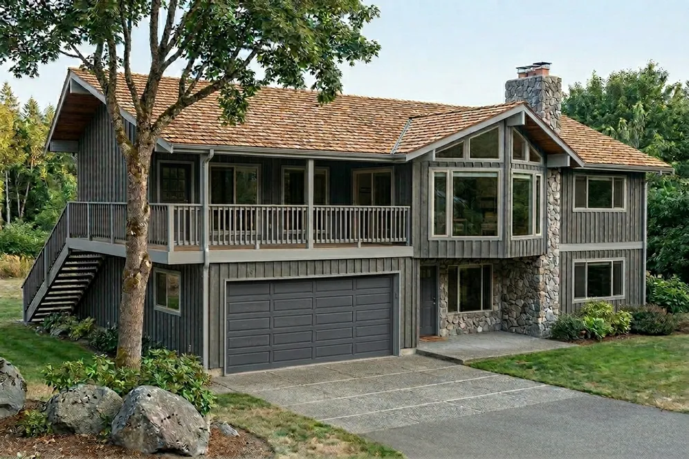 Full Rendering for House Plan #200236