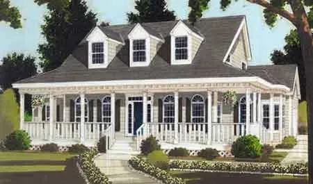 Full Rendering for House Plan #380202