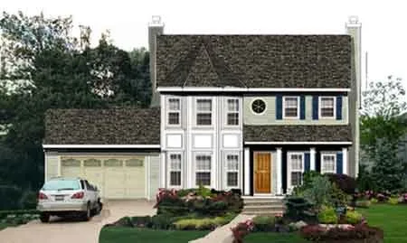 Full Rendering for House Plan #383202